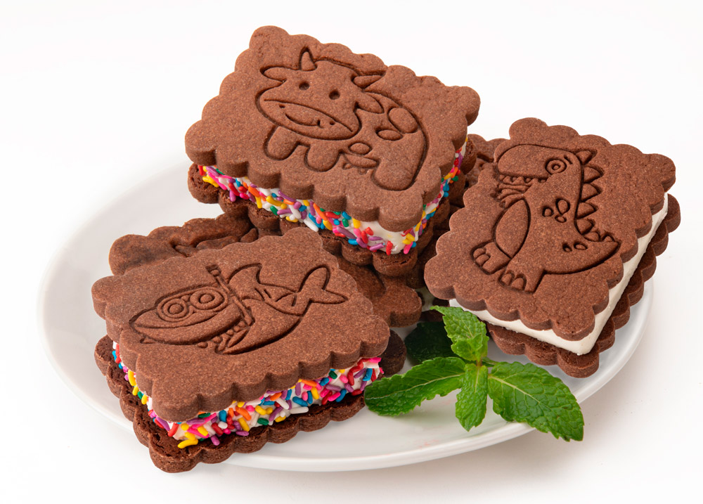 Mobi T-Rex Ice Cream Sandwich Maker Silicone Mold — Las Cosas